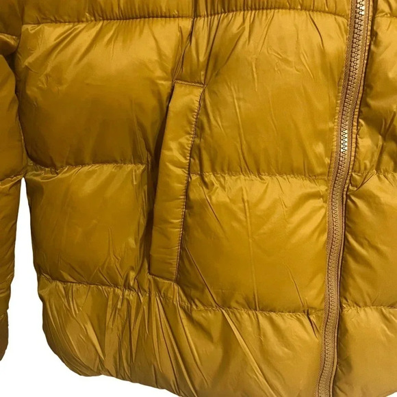 Old Navy Zip Front Puffer Jacket Golden Color Size XL - Picture 8 of 10